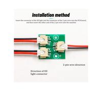 Instalación Magnética de Tira de Luz LED Doble 24V para Flashforge Adventurer 5M AD5M AD5M Pro AD5X