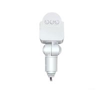 Instalación simplificada del interruptor de sensor de movimiento infrarrojo de 12 V CC para un cómodo control de iluminación (gris oscuro)