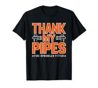 Instalador De Sprinklers Gracias Mis Tuberías Oficio Camiseta