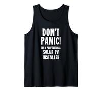 Instalador Solar fotovoltaico Camiseta sin Mangas