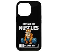 Instalando Músculos Funny Tiger Gym Graphic Carcasa para iPhone 13 Pro