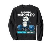Instalar Músculos Panda Gym Entrenamiento con pesas Sudadera