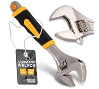 Instalguru Llave Ajustable 0-24 mm Inglesa Regulable Para Taller Fontanería Reparación Mecánica Herramientas Manuales Profesionales Uso Diario Diseño Ergonómico