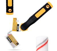 Instalguru Rodillo Pintura 7 cm 6x15 mm Poliacril Con Mango Ergonómico Diseñado Para Paredes Techos Hogar Renovación Fácil Uso Resultado Uniforme