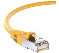InstallerParts - Cable Ethernet CAT6 blindado (SSTP / SFTP) con botas 3,05 m amarillo