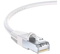 InstallerParts - Cable Ethernet CAT6 blindado (SSTP / SFTP) con botas 3,05 m blanco