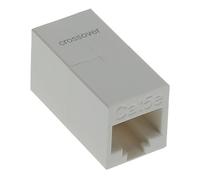 InstallerParts cruzado CAT 5e RJ45 Inline acoplador blanco
