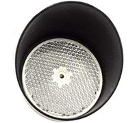 INSTALMATIC Visera protector para espejo circular de fotocélula de puertas automáticas de garaje y parking (VISERA + ESPEJO REFLECTOR)