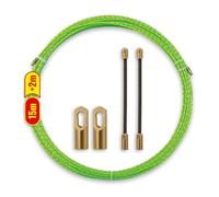 InstalPlace - Guía Pasacables Trenzada Monofilamento 15m + 2m Ø 3mm, Alta Resistencia, Gran Alcance, Baja Fricción, Alta Flexibilidad, Color Verde