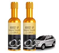 Instant Car Exhaust Handy Cleaner, Catalytic Converter & Fuel System Cleaner, Exhaust Pipe Carbon Removal Engine Carbon Cleaners, 120ML for All Vehicles (2 Pcs)