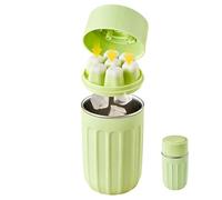 Instant Chill Cup, Effortless Release Ice Maker, Cooler with Leakproof Lid, Professional Grade Coffee Cooling Cylinder, Portable Container with Sl esthetics, Drink Chiller for Party and Bar