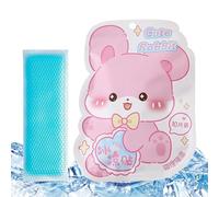 Instant Cooling Body Packs, Reutilizable Ice Sheets, Hot Weather Pads, Lightweight Coolings Gel Layer, Flexible Transpirable Material for Hiking Gardening Driving Commuting Use