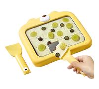 Instant Freezing Rolled Ice Cream Maker Cold Plate, Non Electric Yoghurt Ice Cream Pan For Kids Adults Family Gatherings Parties Dessert Making Fun Kitchen Tool