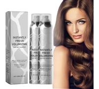 Instant Freshing Volumizing Hair Dry Shampoo, 2X150ML No Rinse Dry Shampoos Hair Spray for Men Women, Champú Seco Natural en Polvo para Dar Volumen, Champú Seco No Graso Tamaño Viaje