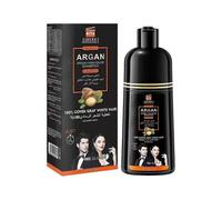 Instant Hair Dye Shampoo for Gray Hair Coverage, 3 in 1 Hair Color Shampoo for Men Women, Long Lasting Herbal Hair Darkening Shampoo 420ML Black