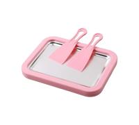 Instant Ice Cream Maker - Cold Plate Set for Kitchen | Stainless Steel with 2 Scrapers, Portable Dessert Tool for Family Kids Adults Party Gatherings Picnic Camping Home Accessories