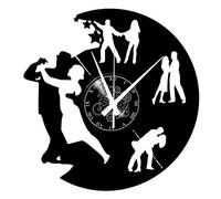 Instant Karma Clocks Reloj de Pared | Bailarines | Bailarines | Danza | Tango | Walzer Dance | Pareja de Bailarines | Decoración del hogar | Idea de Regalo, estilo-01