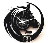 Instant Karma Clocks - Reloj de Vinilo de Pared a Caballo - Caballo