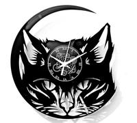 Instant Karma Clocks | Reloj de Pared | Gato | Amante de los Gatos | Mascotas | Gatos | Decoración del hogar | Idea de Regalo, estilo-02
