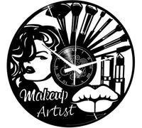 Instant Karma Clocks | Reloj de Pared Maquillaje Makeup Artist para Estilistas y Salones de Belleza - Silencioso sin tictac - para tocador, Estudio, salón, Tienda