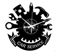 Instant Karma Clocks | Reloj de Pared Mecánico con Herramientas de Taller - Sin tictac - para mecánicos, garajes, talleres, entusiastas del Motor Oficina Reparación Automotriz Car Service