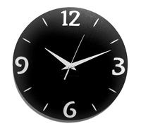 Instant Karma Clocks | Reloj de Pared | Moderno | Minimal | Silencioso | Decoración Casa Estudio Dormitorio Cocina Sala | Idea Regalo (Negro M3, 30 cm)