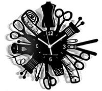 Instant Karma Clocks Reloj de Pared para Coser a máquina Sewing Bordado Sastre sastrería Mujer Idea Regalo