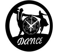 Instant Karma Clocks | Reloj de Pared Pareja Bailando Swing | Movimiento Silencioso | Idea de Regalo para Amantes del Baile y la Música