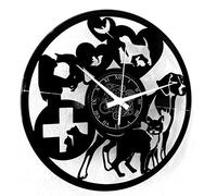 Instant Karma Clocks - Reloj de Pared de Vinilo, Idea Regalo Vintage, Hecho a Mano, Animales, Doctor, Gatos, Perros, clínica, Veterinario