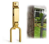 Instant Locking Gate Latch, Heavy Duty One Hand Gate Latch, Rust-Resistant Steel Automatic Spring Lock for Farm, Ranch & Backyard, Easy Install on Wood, Metal & Pipe Gates (1pc)