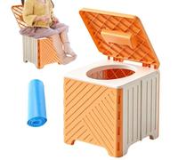 Instant Portable Travel Toilet: This portable toilet requires no assembly, grabs and goes instantly, fits into luggage, stores in a car trunk, folds compactly for travel, and features a lightweight ca