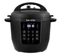 Instant Pot 5.7L Multicocina 7 en 1 Olla a Presión, Cocción Lenta, Vaporera, Salteadora, Yogurtera, Cocedora de Huevos y Calentadora de Alimentos, Interior de Acero Inoxidable, Negra