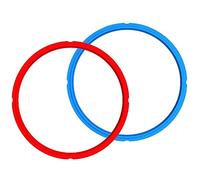 Instant Pot - Arandelas de estanqueidad para modelos 5Qt/L o 6Qt/L (2 unidades), color blanco transparente Pack de 2 arandelas azul/rojo. 3 Quart azul