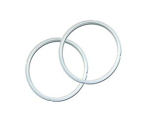 Instant Pot - Arandelas de estanqueidad para modelos 5Qt/L o 6Qt/L (2 unidades), color blanco transparente Pack de 2 arandelas transparentes 6 Quart Paquete doble transparente blanco