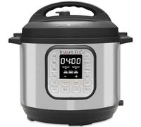 Instant Pot Duo 7 en 1 Olla a Presión Programable con 13 Programas para Cocción lenta, Arrocera, Yogurtera o Vaporera, Color Negro/Acero Inoxidable, 5.7 L