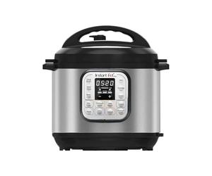 Instant Pot Duo Olla Inteligente 7 en 1, Olla a Presión, de Cocción Lenta, Arrocera, Sartén, Yogurtera, Vaporera y Calentador de alimentos - 3L, Acero inoxidable