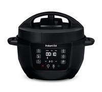 Instant Pot Olla Multifunción, 3,8 l, 7 en 1, Cocción Inteligente Multicocción: Olla a Presión, Cocción lenta, Arrocera, Sartén, Yogurtera, Vaporera y Calentador de Alimentos, Negro