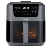 Instant Pot Vortex Compact Trufa Freidora sin aceite gris con cesta de 5 litros, 4 en 1: freír, deshidratar alimentos, hornear, recalentar, antiadherente, apta para lavavajillas, eléctrica.