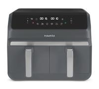 Instant Pot Vortex Freidora de aire doble 8 l doble cesta doble 4 l 8 en 1 desecante de alimentos, parrilla, asado, calentamiento, antiadherente, fácil de limpiar, adecuado para