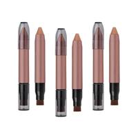 Instant Root Cover Up Stick, Root Cover Up Stick, Instant Root Concealer, Hairline Shadow, Hair Shading Powder with Brush for Hair Thinning, Resistente Al Viento Y Al Sudor (Marrón claro)