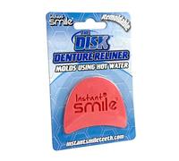 Instant Smile The Disk Denture Reliner, Remoldable para un Ajuste Perfecto, Comfortable Fit, Natural Look