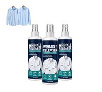 Instant Wrinkle Releaser Spray, Wrinkle Release Spray - Smooths Creases In Seconds, Travel Garment Refresher, No Ironing Needed For Shirts, Dresses & Business Trips (3 Pcs)