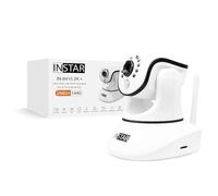 INSTAR IN-8415 2K+ Blanco - cámara de vigilancia LAN/PoE/WLAN con IA (AI) - cámara IP controlable - WPA3 - WiFi de 2,4 y 5 GHz - Uso en Interiores - PIR - PTZ - HomeKit - MQTT