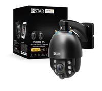 INSTAR IN-9820 4K Cámara de vigilancia exterior negra, LAN/WLAN/PoE, zoom PTZ 5X, detección AI, HomeKit Secure Video, audio de 2 vías, visión nocturna, PIR, MQTT, WPA3, ONVIF, NDAA/TAA