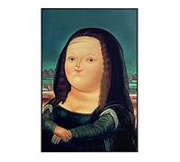 Instarry 5D DIY Diamond Painting Kit Completo Pintar con Diamantes Mona Lisa de Dibujos Animados Mural Pared Decor 60x80 cm