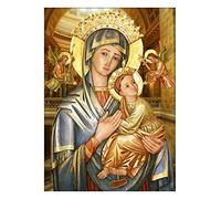 Instarry DIY 5D Diamond Painting Kit Punto de Cruz Diamante Virgen María Cuadros Decoracion Casa 45x60 cm