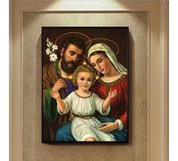 Instarry DIY 5D Diamond Painting Kit Punto de Cruz Diamante Virgen María Jesús Cuadros Salon Decoracion Manualidades Adultos 50x40 cm