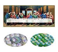 Instarry DIY 5D Diamond Painting Pintar con Diamantes La Última Cena Adesivos Paredes Decoración Manualidades Adultos (104x50 cm)