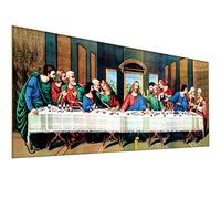 Instarry DIY 5D Diamond Painting Punto de Cruz Diamante La Última Cena Cuadros Decoracion Salon 104x50 cm