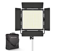 Instarter luz LED de vídeo con Control por App - luz de 50W Regulable para Vloggers e influencers, 360° giratoria con Efectos, luz cálida y fría (3200-7500K) Bi-Color
